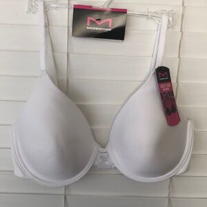 Maidenform Bra Lightly Lined Underwire SZ 36C White New